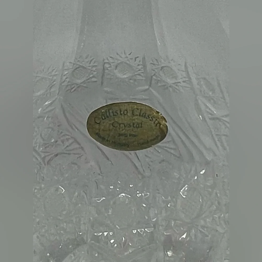 Vintage Callisto Classic 24% Lead Crystal Hand Made Decanter